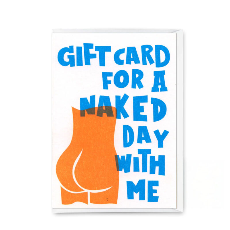 Klappkarte Naked Giftcard