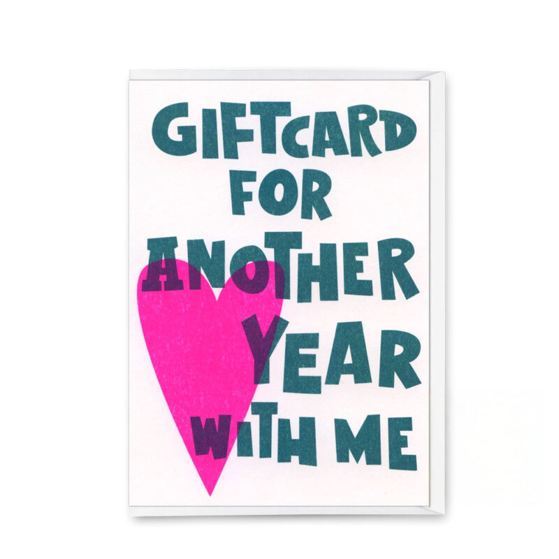 Klappkarte Another Year Giftcard