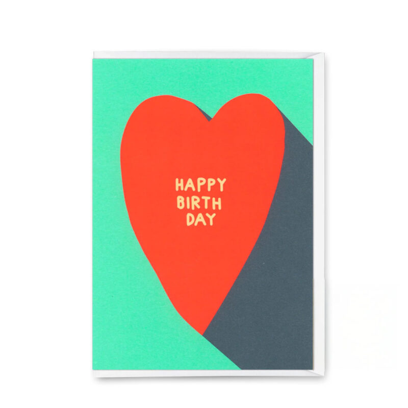 Klappkarte Birthday Heart
