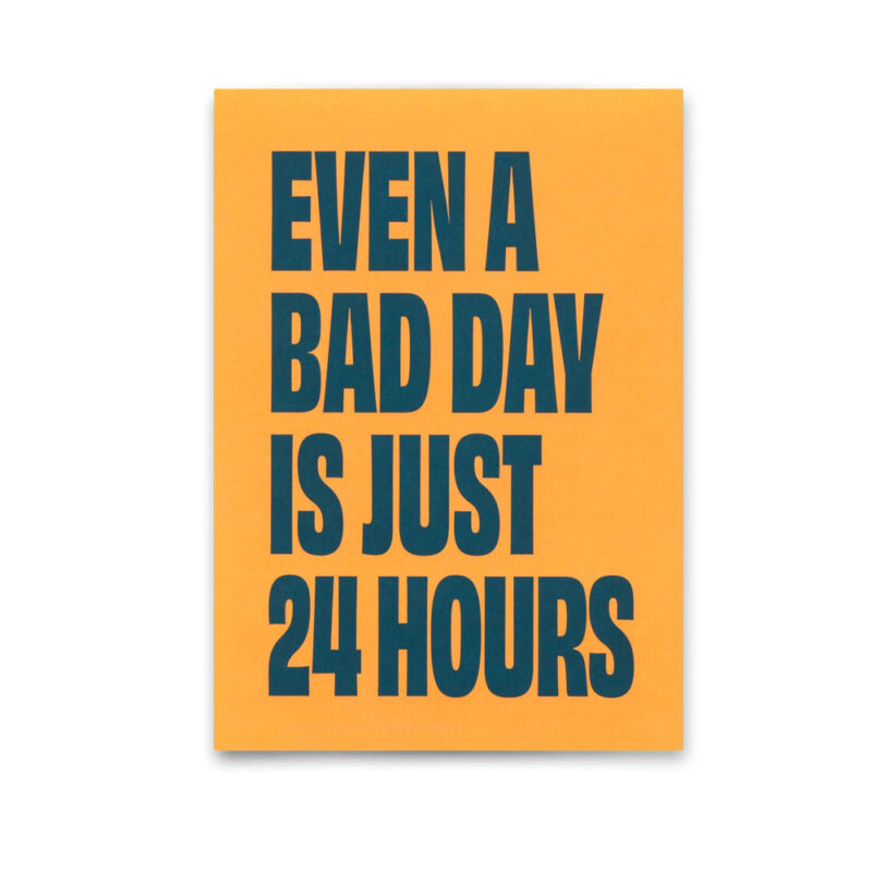Postkarte Bad Day