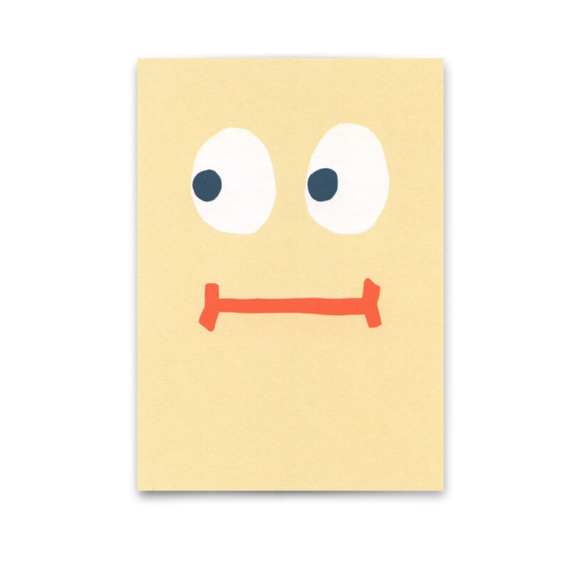 Postkarte Face