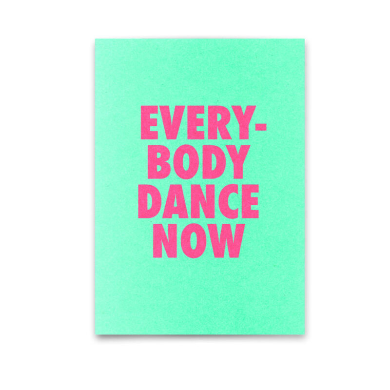 Postkarte Everybody dance