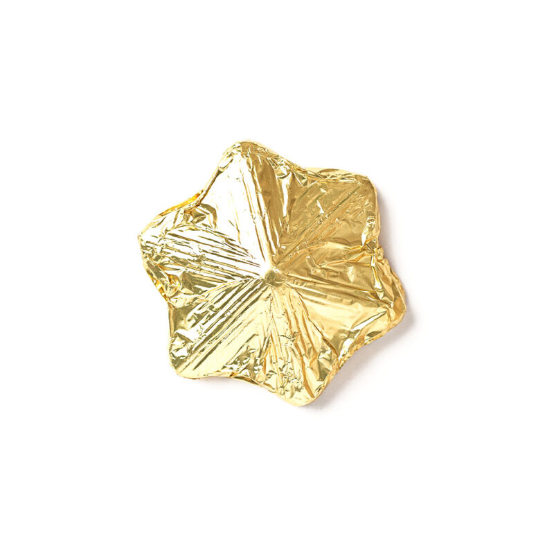 Schoko Stern Gold