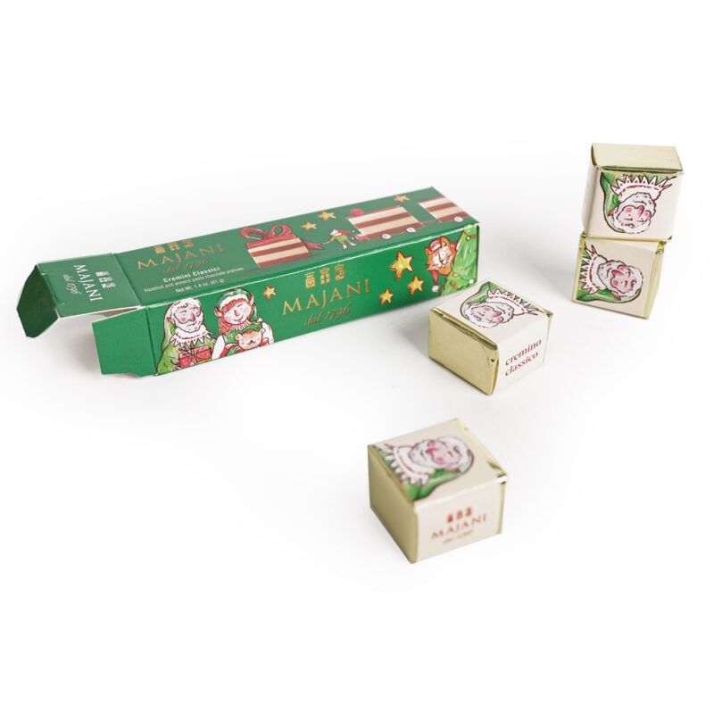 4 Cremini mit Weihnachtsmotiv