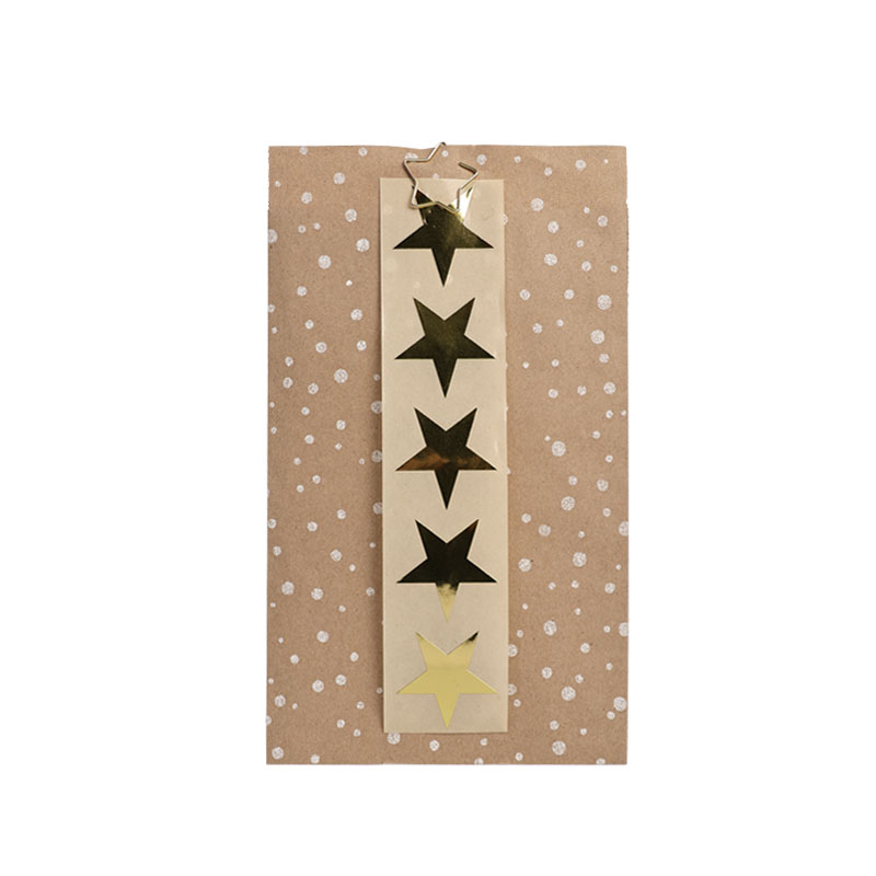 5 Sticker Stern Gold
