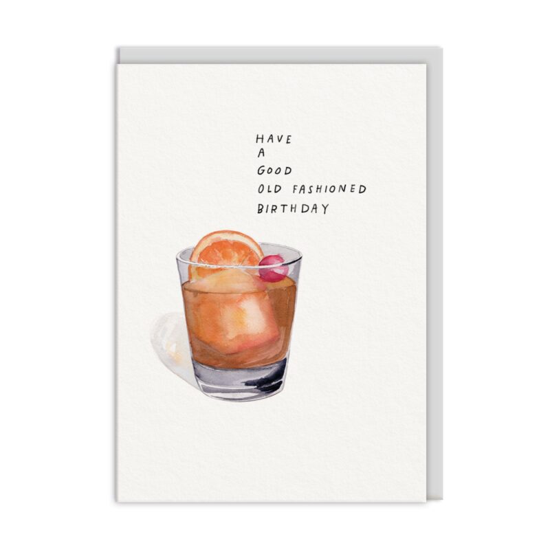 Klappkarte Old Fashioned