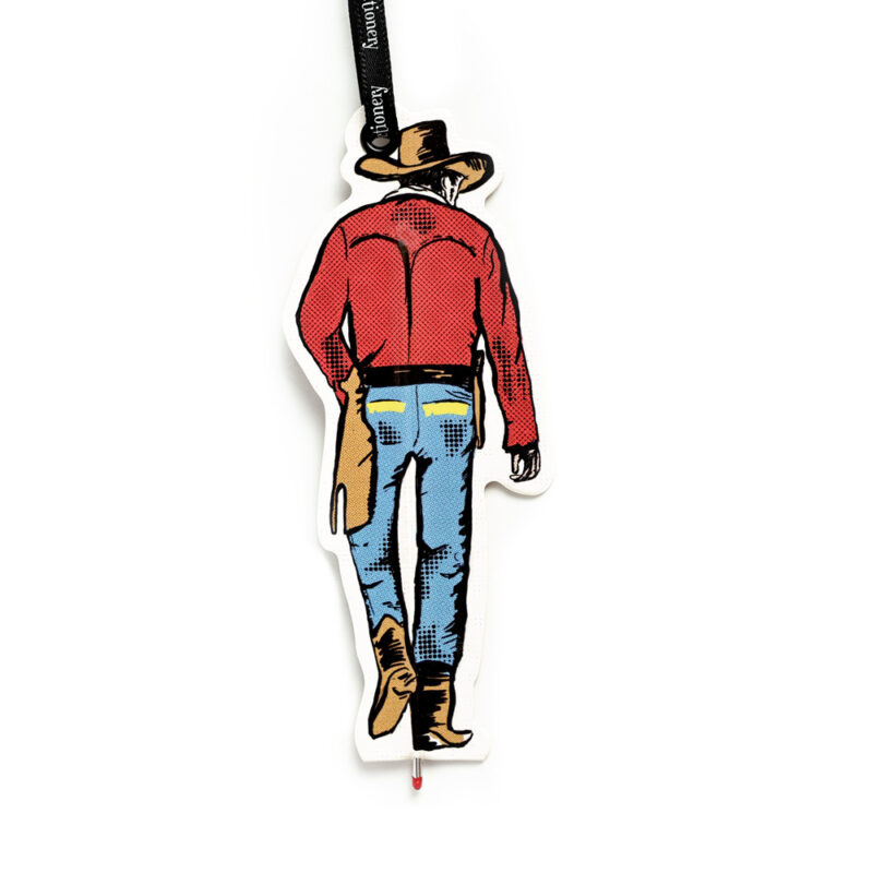 Lesezeichen und Kugelschreiber Cowboy