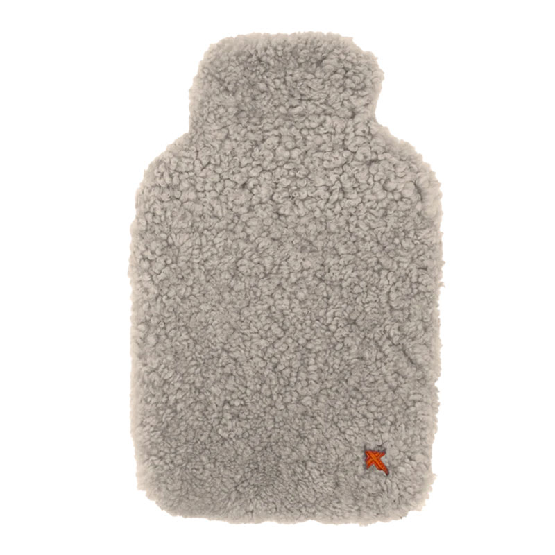 Lammfellhülle mit Wärmflasche SAND