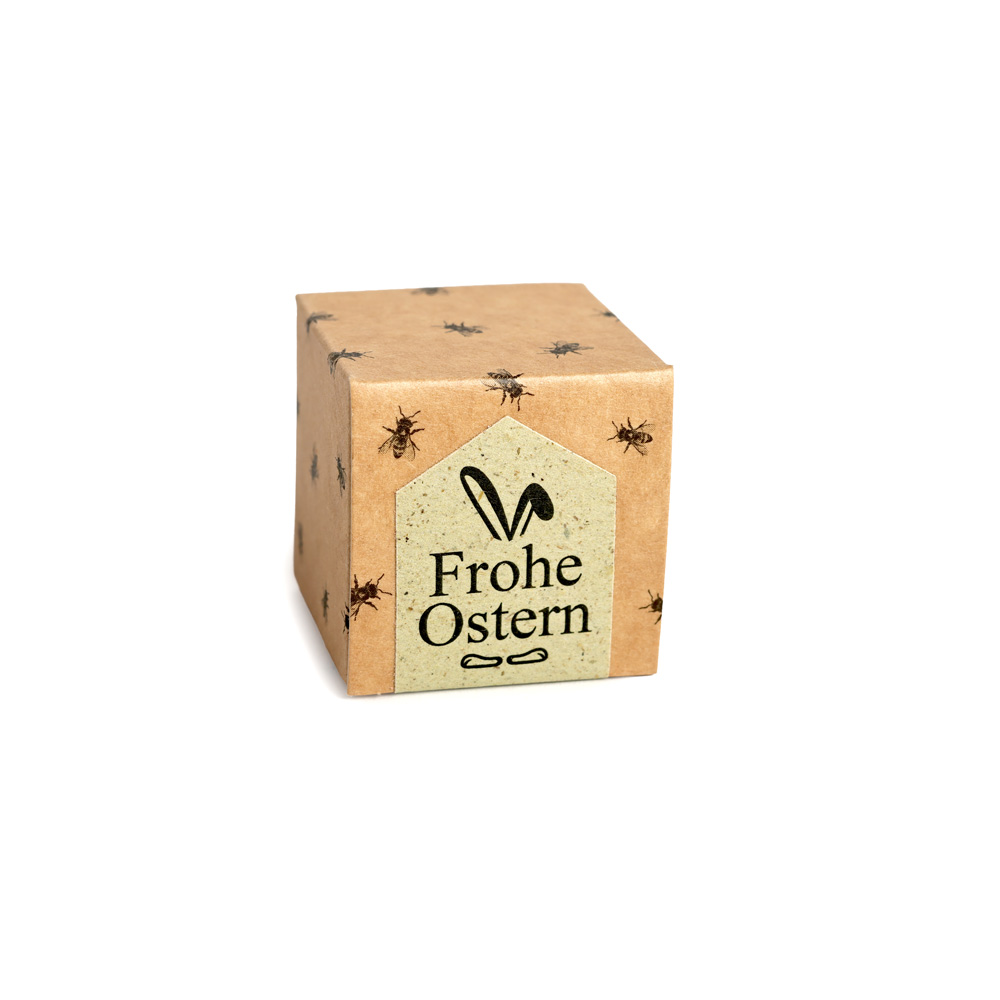 Frohe Ostern Hasenohren - Honigpraline mit Nuss